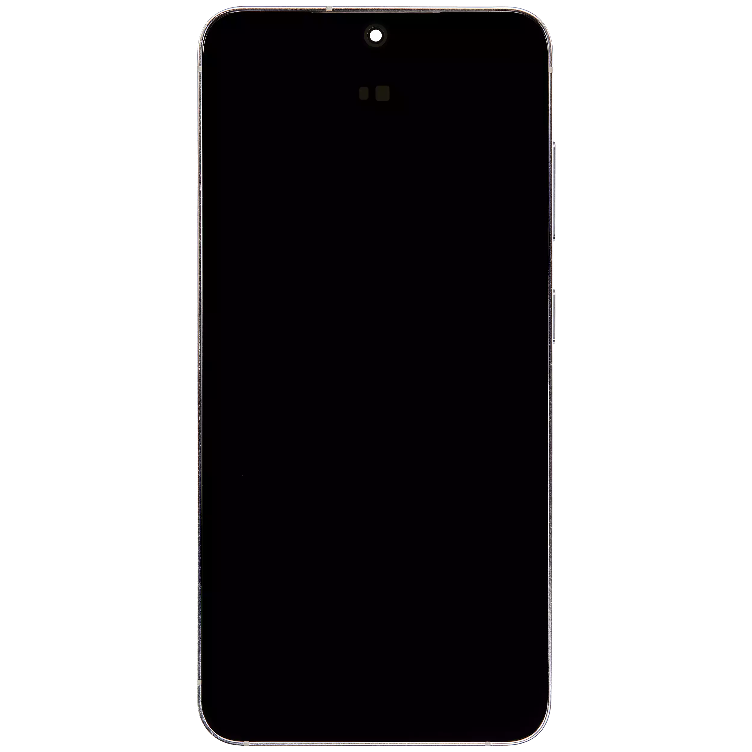 OLED Display mit Rahmen für Samsung Galaxy S24 5G (US & International Version) (professionell aufgearbeitet) (Marble Grey) – Bild 3