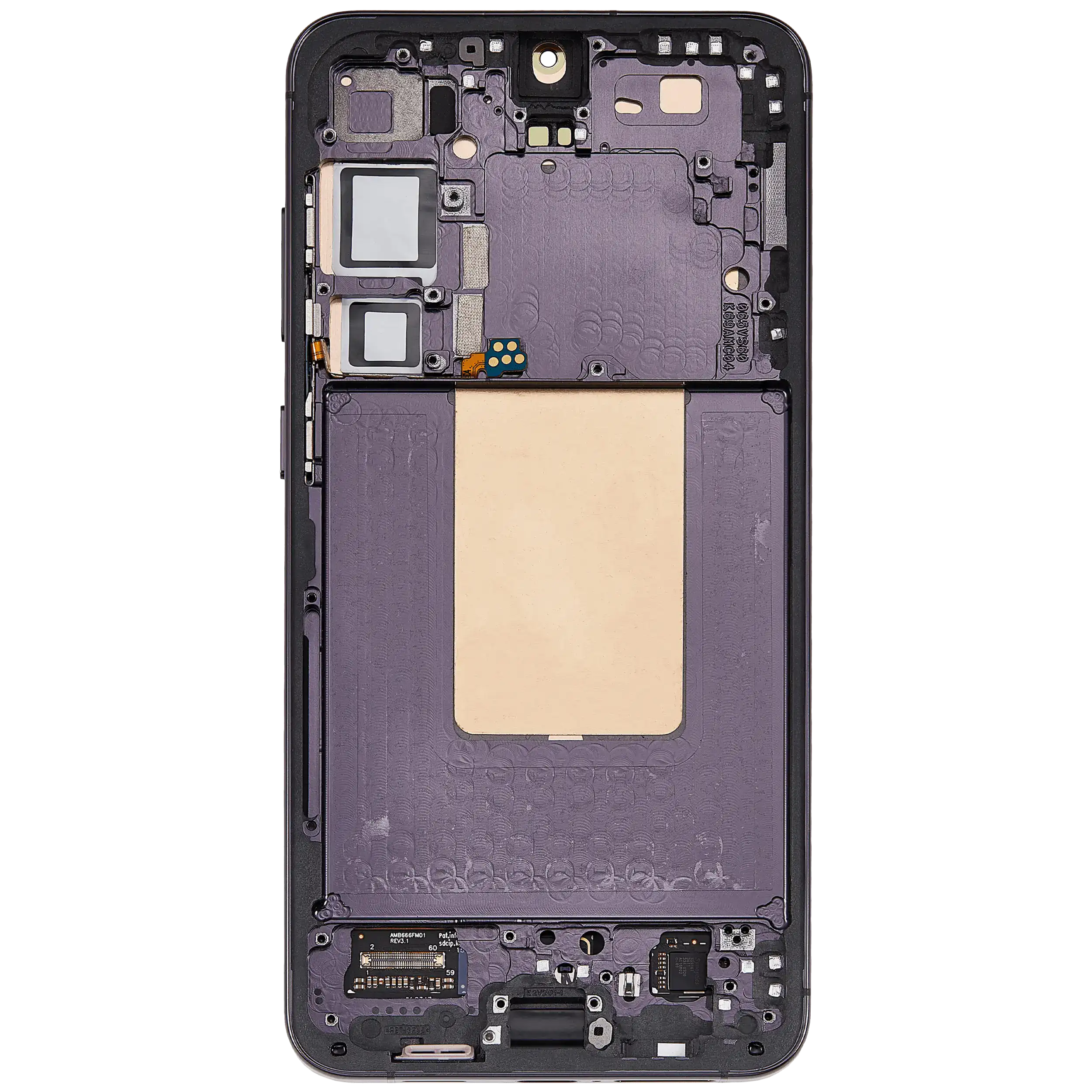 OLED Display mit Rahmen für Samsung Galaxy S24 Plus 5G (US & International Version) (Service Pack) (Onyx Black) – Bild 4