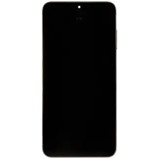 OLED Display mit Rahmen für Samsung Galaxy S24 Plus 5G (US & International Version) (Service Pack) (Sandstone Orange)