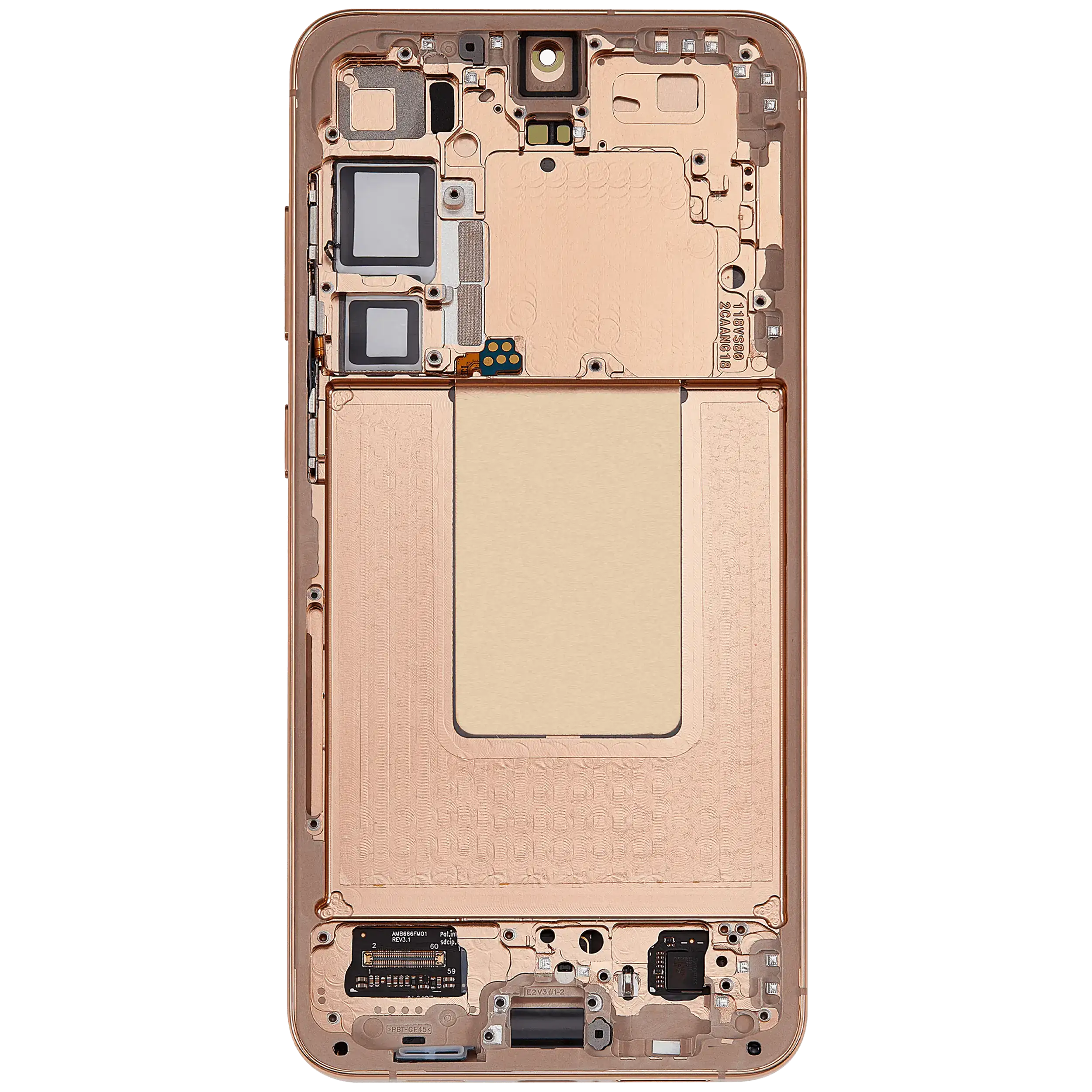 OLED Display mit Rahmen für Samsung Galaxy S24 Plus 5G (US & International Version) (Service Pack) (Sandstone Orange) – Bild 4