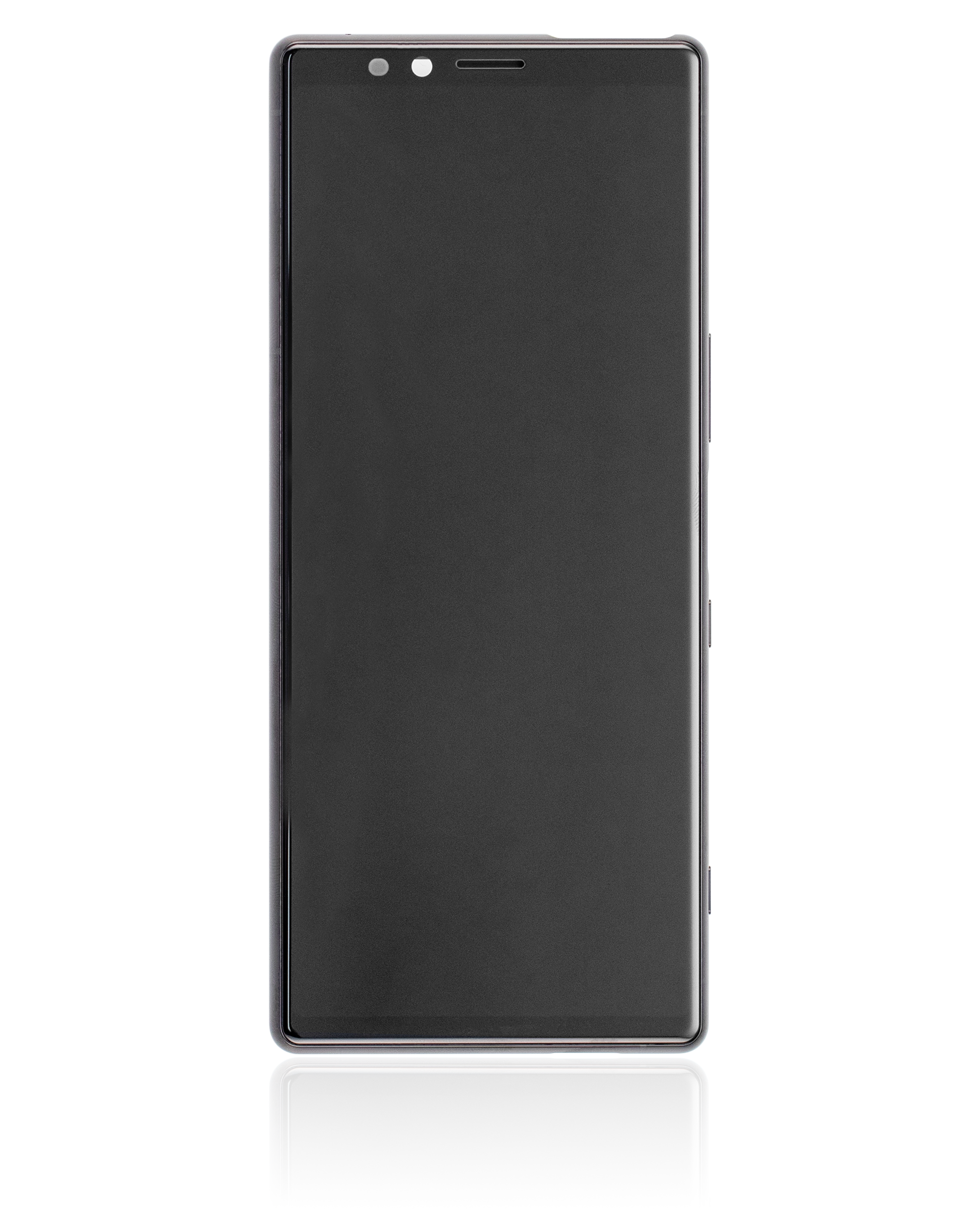LCD Display mit Rahmen für Sony Xperia 1 (professionell aufgearbeitet) (Black (Schwarz)) – Bild 2