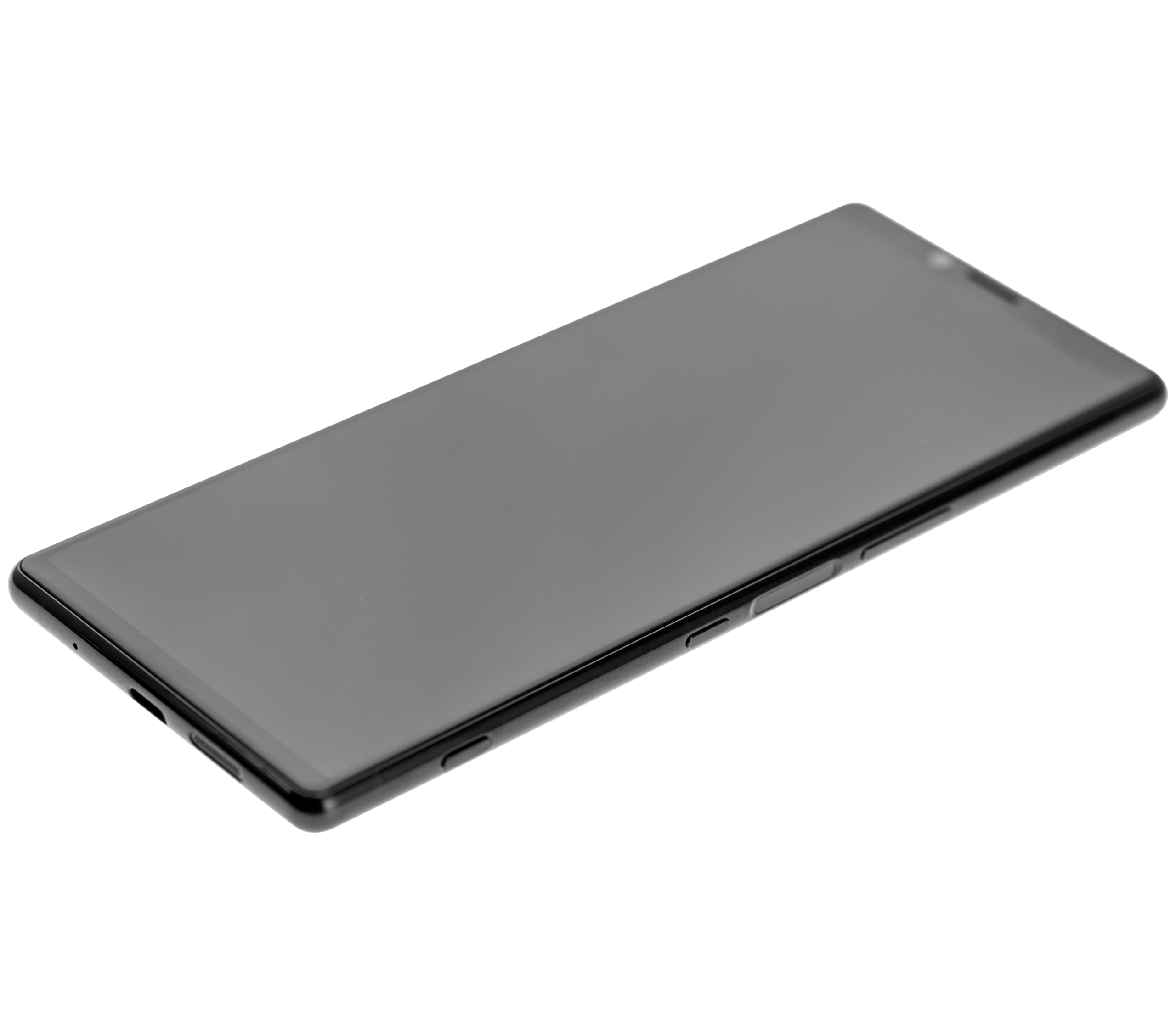 LCD Display mit Rahmen für Sony Xperia 1 (professionell aufgearbeitet) (Black (Schwarz)) – Bild 4