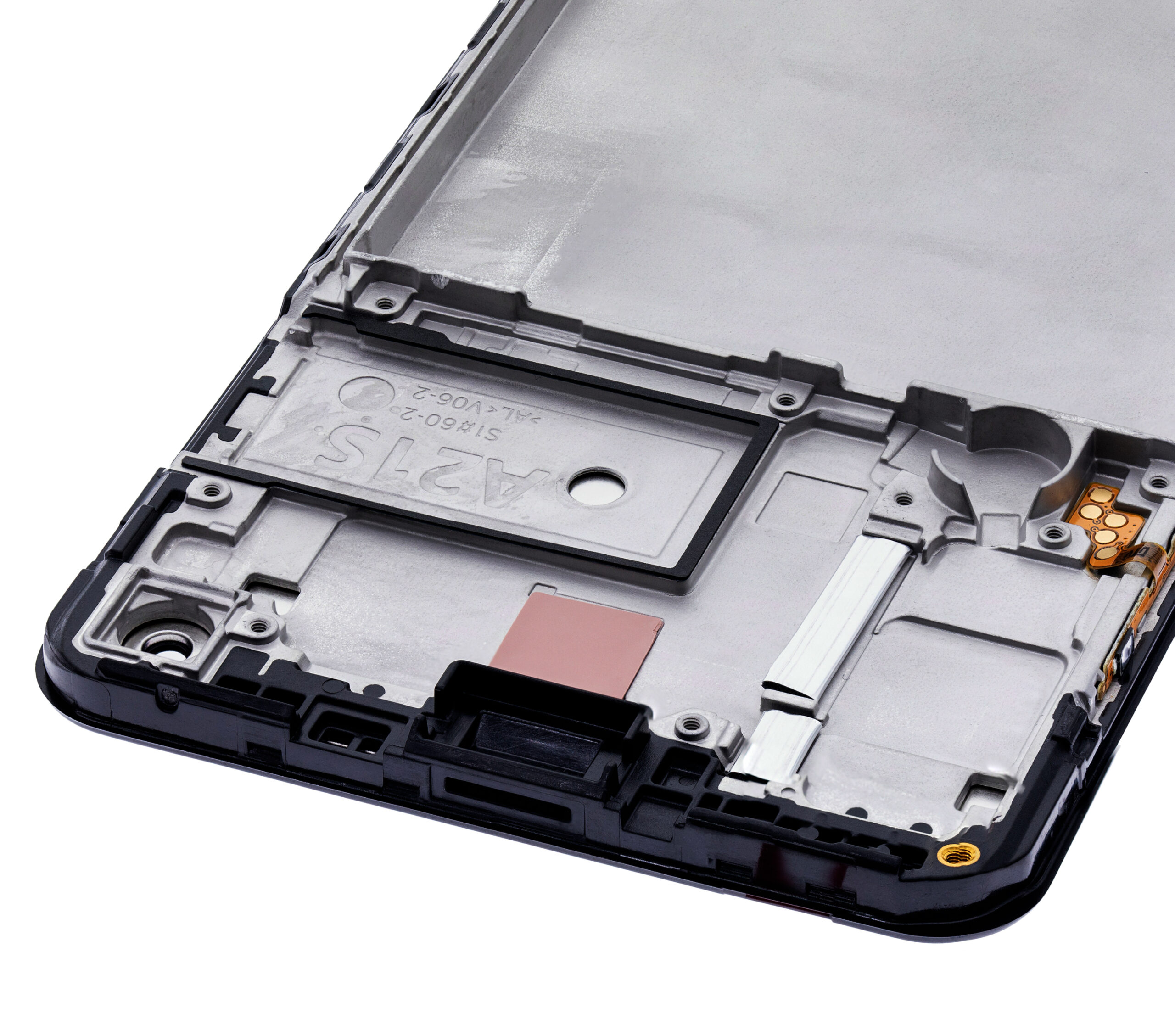 LCD Display mit Rahmen für Samsung Galaxy A21s (A217 / 2020) (professionell aufgearbeitet) – Bild 2