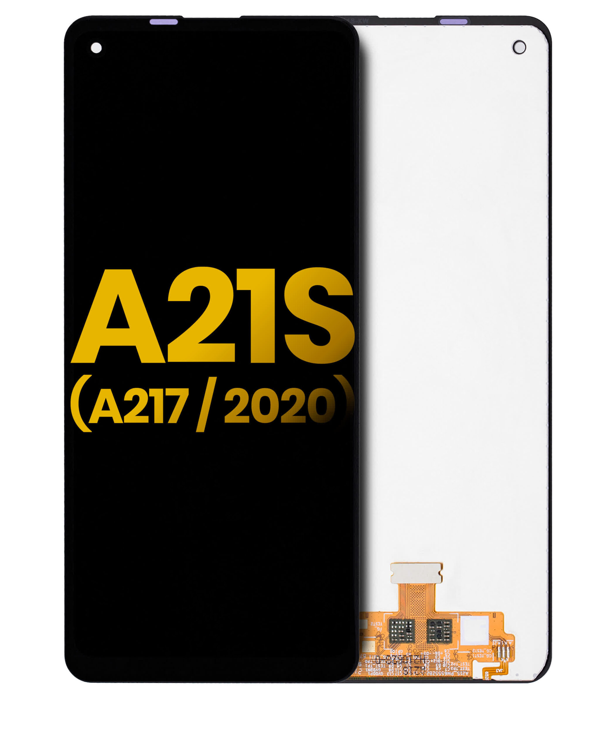 LCD Display ohne Rahmen für Samsung Galaxy A21s (A217 / 2020) (professionell aufgearbeitet)