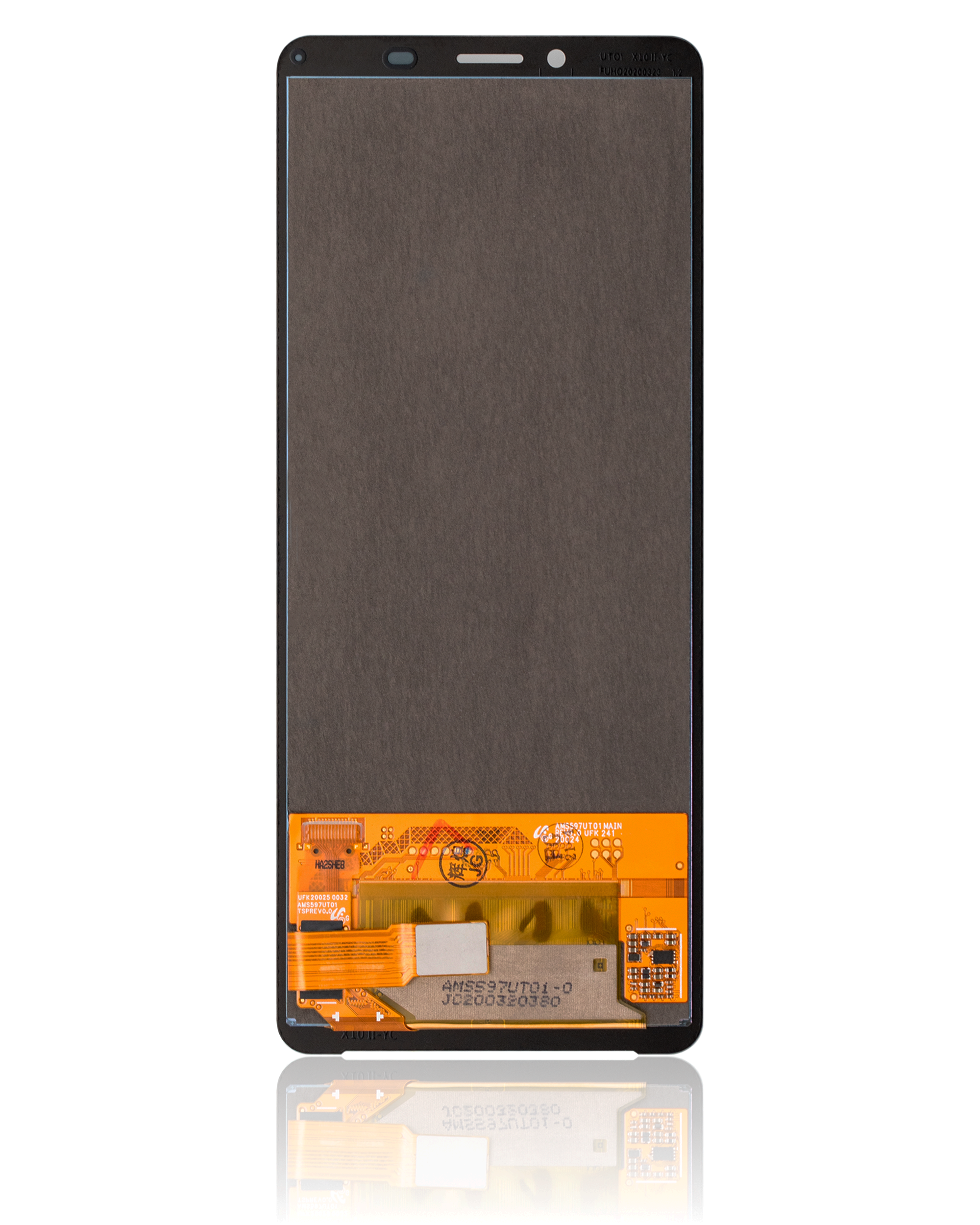 OLED Display ohne Rahmen für Sony Xperia 10 II (professionell aufgearbeitet) (Black (Schwarz)) – Bild 3