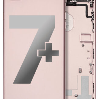 Rückgehäuse mit Kleinteilen vormontiert für iPhone 7 Plus (ausgebautes Originalteil: Grade A) (Rose Gold)
