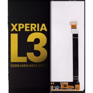 LCD Display ohne Rahmen für Sony Xperia L3 (I4332 I3322) (professionell aufgearbeitet) (Black (Schwarz))