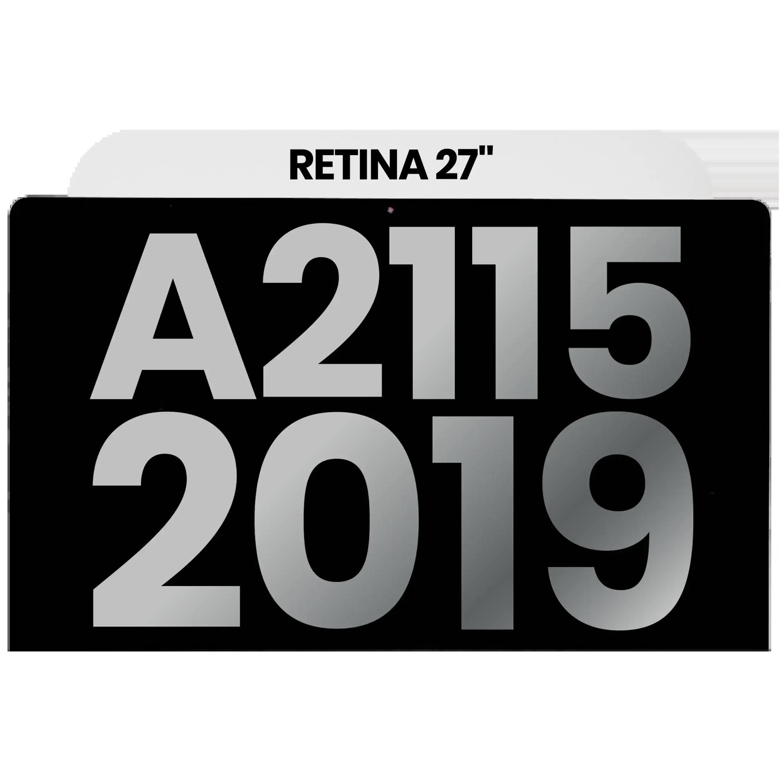 komplette LCD-Displayeinheit für iMac 27" 5K A2115 (2019) (LM270QQ1 SDE1) (ausgebautes Originalteil: Grade A)