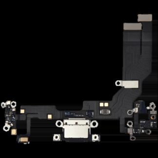 Ladebuchse Flexkabel für iPhone 16e / 17e (Premium) (Black (Schwarz))