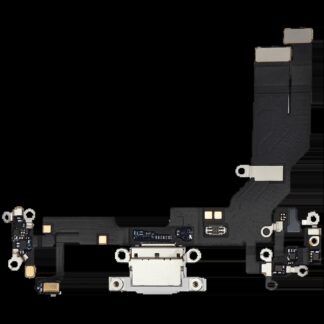Ladebuchse Flexkabel für iPhone 16e / 17e (Premium) (White (Weiß))