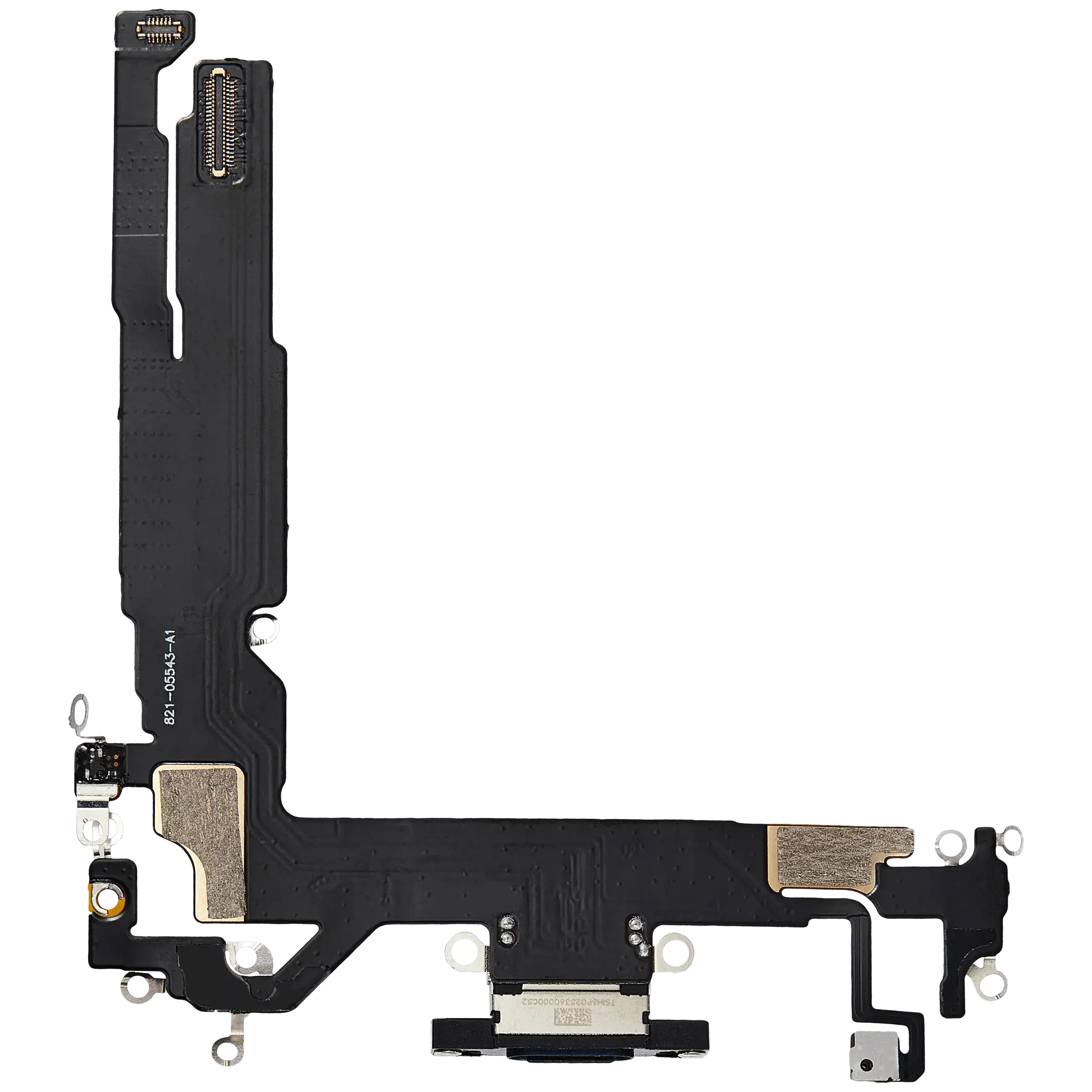 Ladebuchse Flexkabel für iPhone 16 (Aftermarket Plus) (Black (Schwarz)) – Bild 3