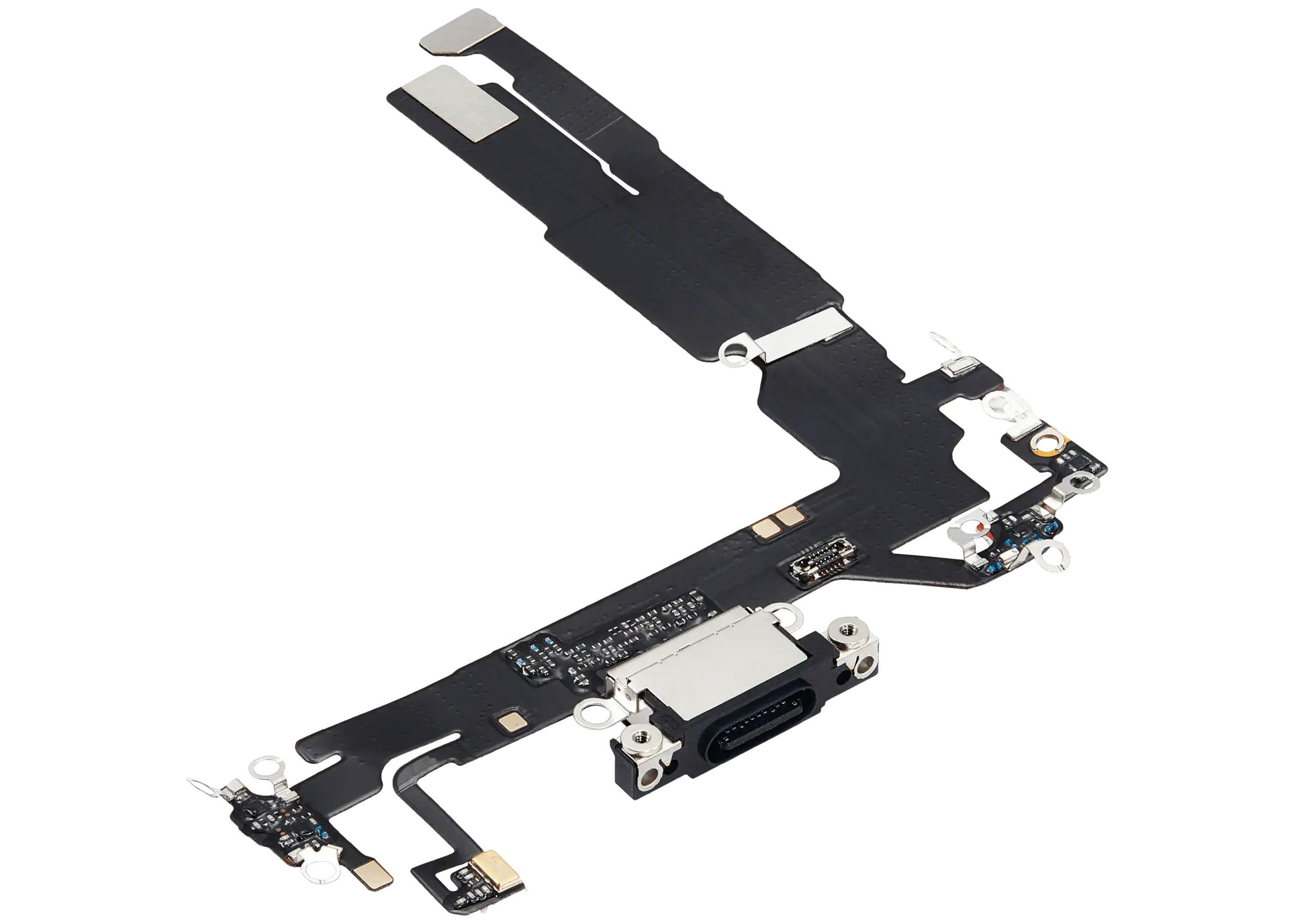 Ladebuchse Flexkabel für iPhone 16 (Aftermarket Plus) (Black (Schwarz)) – Bild 4