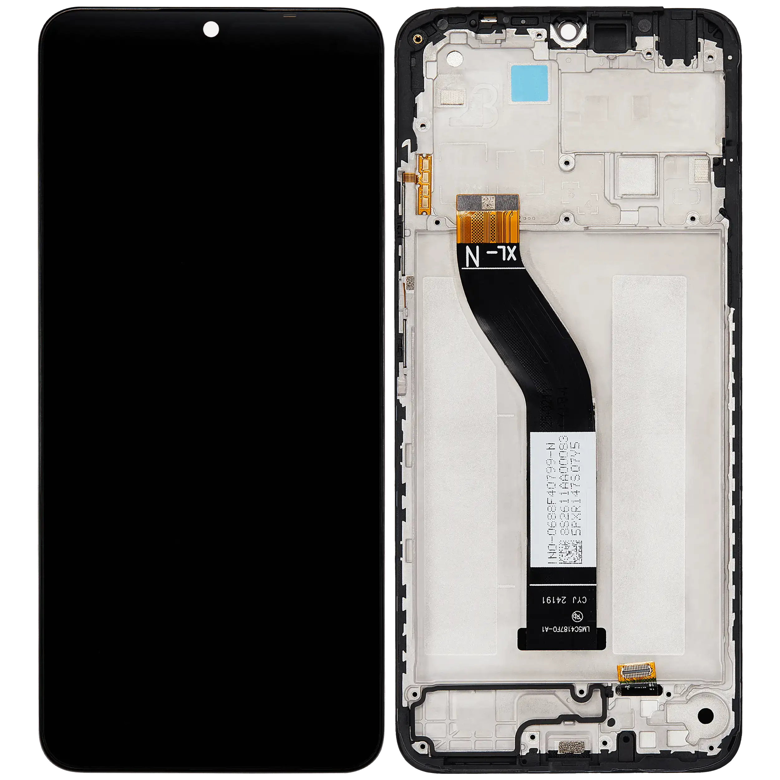 LCD Display mit Rahmen für Xiaomi Redmi 14C 5G / Redmi 14R (professionell aufgearbeitet) – Bild 2
