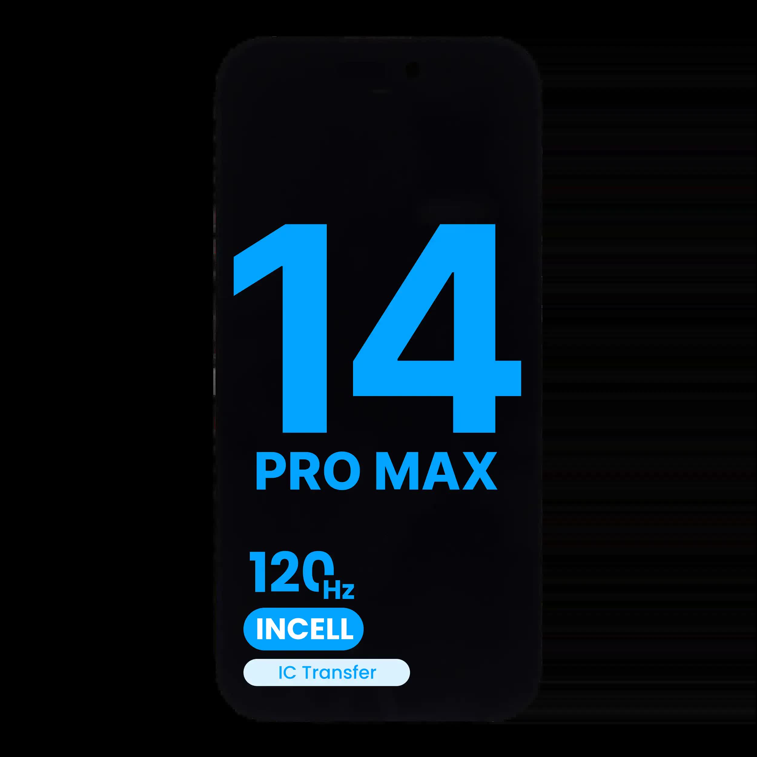 LCD Display für iPhone 14 Pro Max (Aftermarket: AQ7 / Incell) (120HZ)