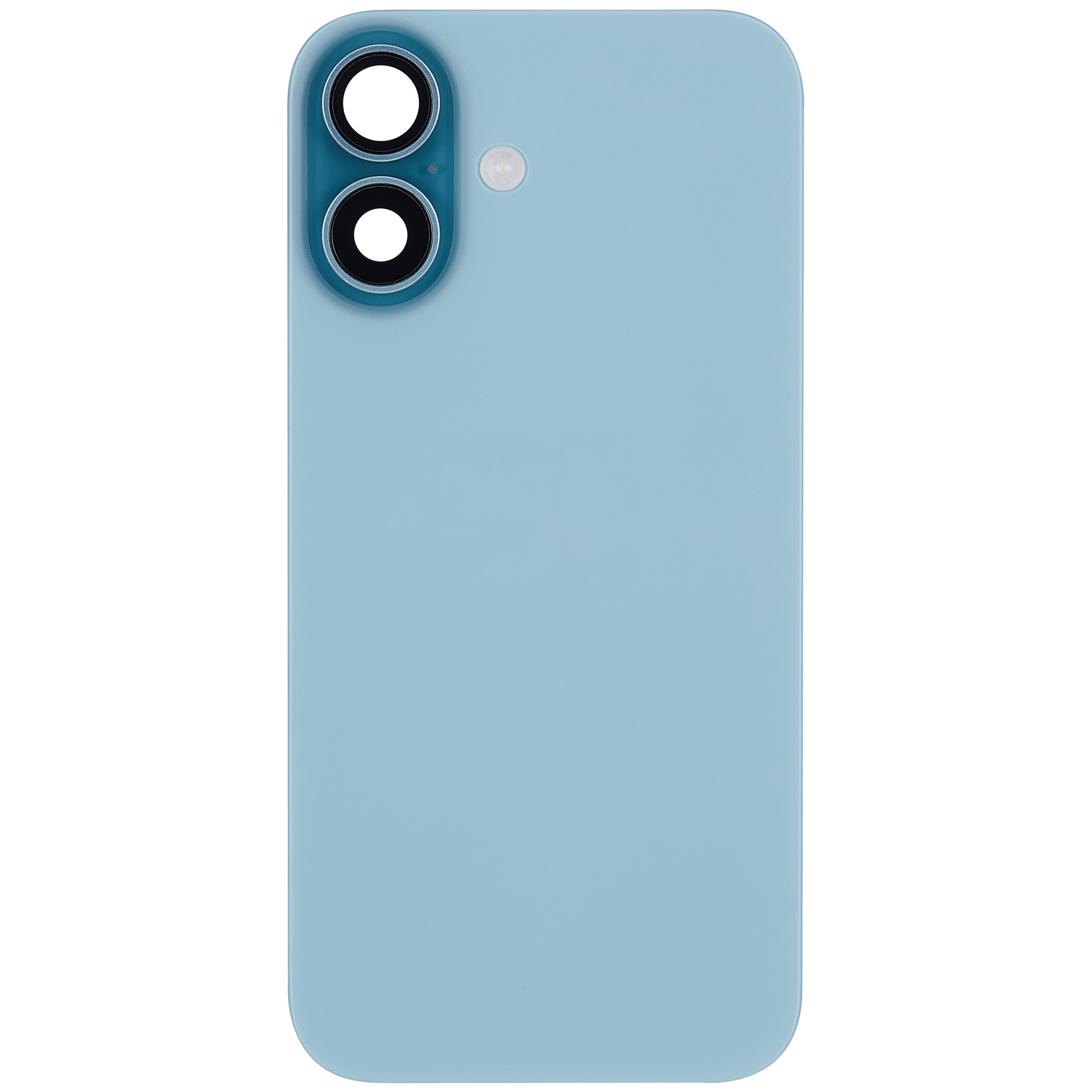 Rückglas mit MagSafe Magnet & NFC & Taschenlampen-Flexkabel für iPhone 16 (ausgebautes Originalteil: Grade B) (Teal) – Bild 3