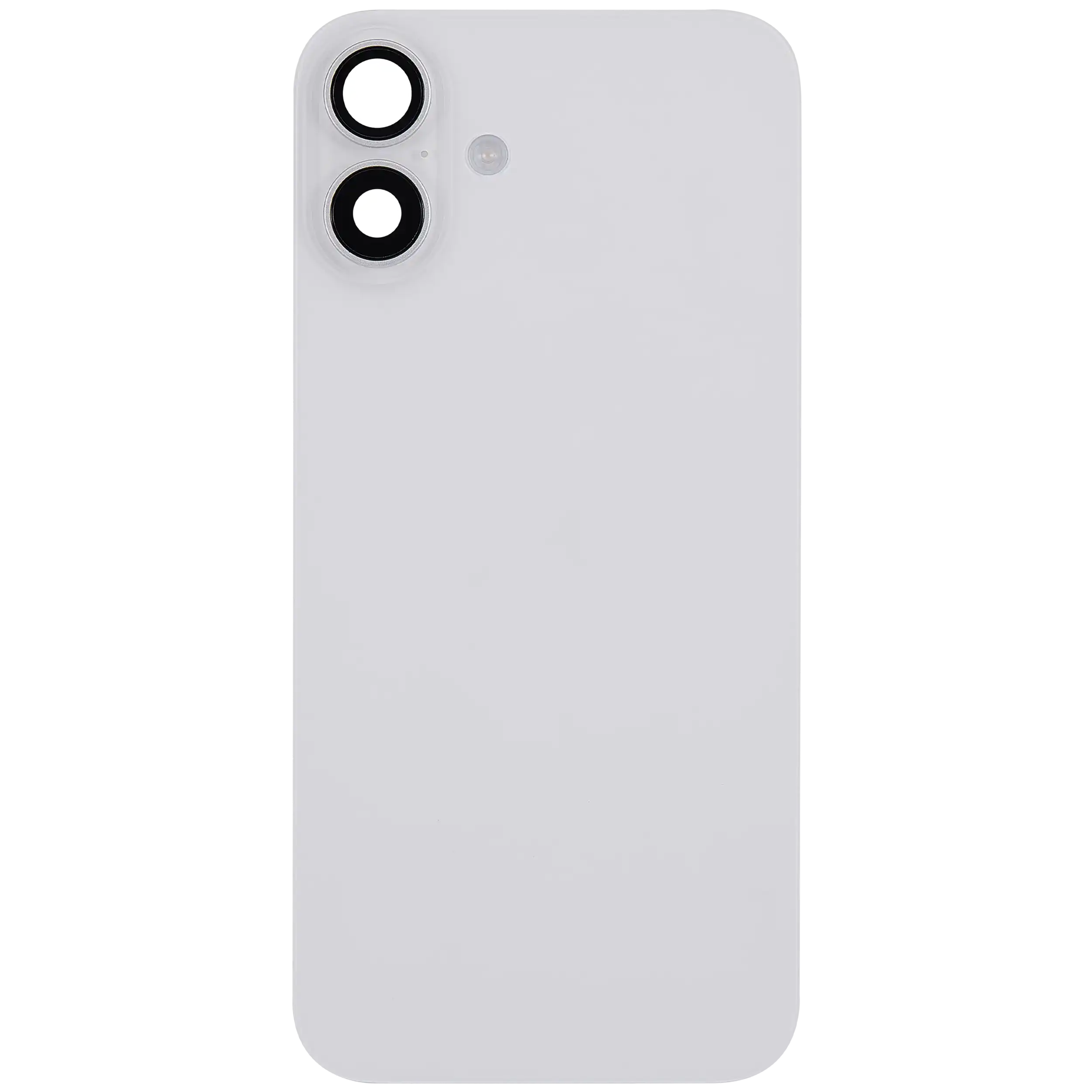 Rückglas mit MagSafe Magnet & NFC & Taschenlampen-Flexkabel für iPhone 16 Plus (ausgebautes Originalteil: Grade B) (White (Weiß)) – Bild 3
