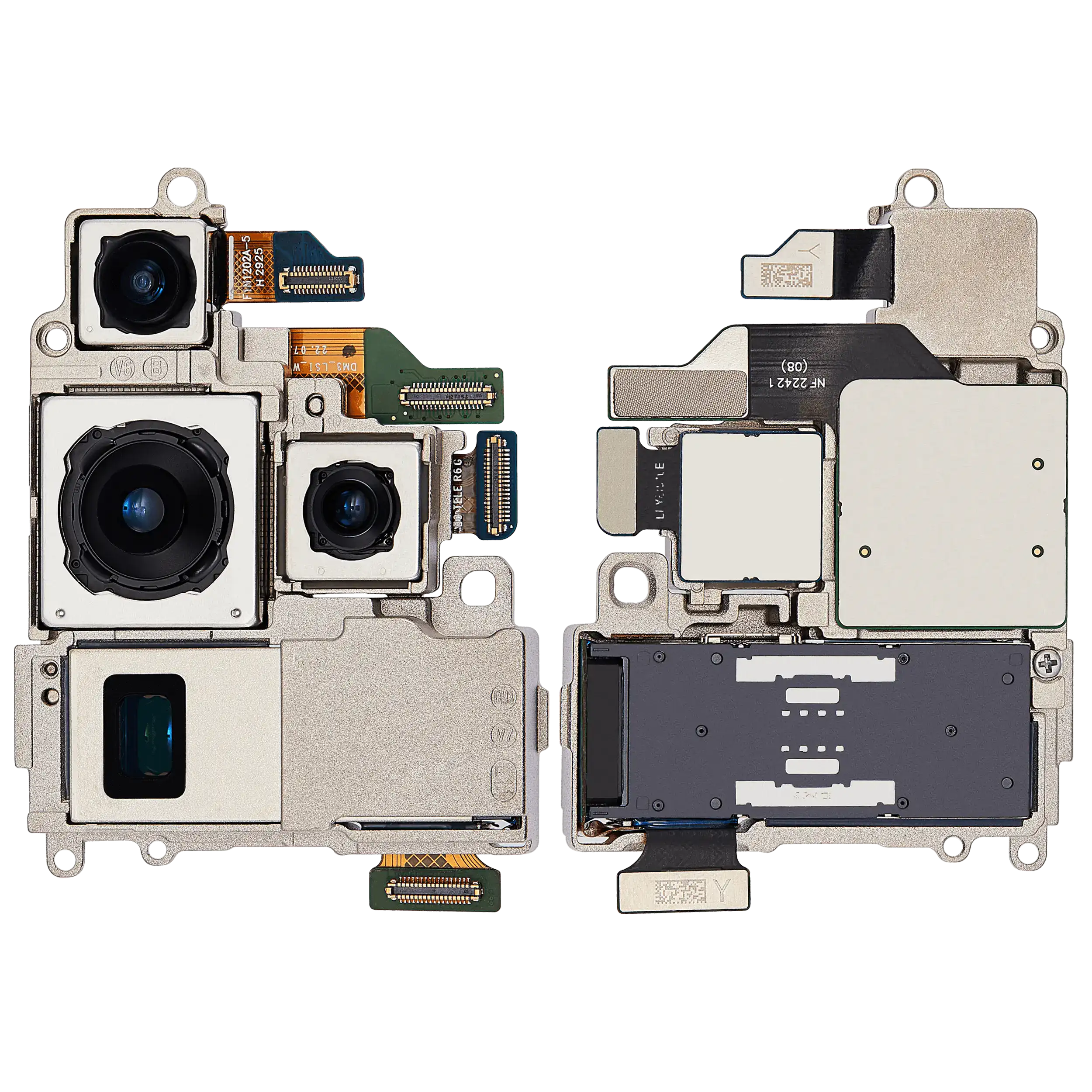 Rückkamera Baugruppe (Wide & Teleobjektiv & Ultraweitwinkel) für Samsung Galaxy S23 Ultra 5G (ausgebautes Originalteil: Grade A) – Bild 2