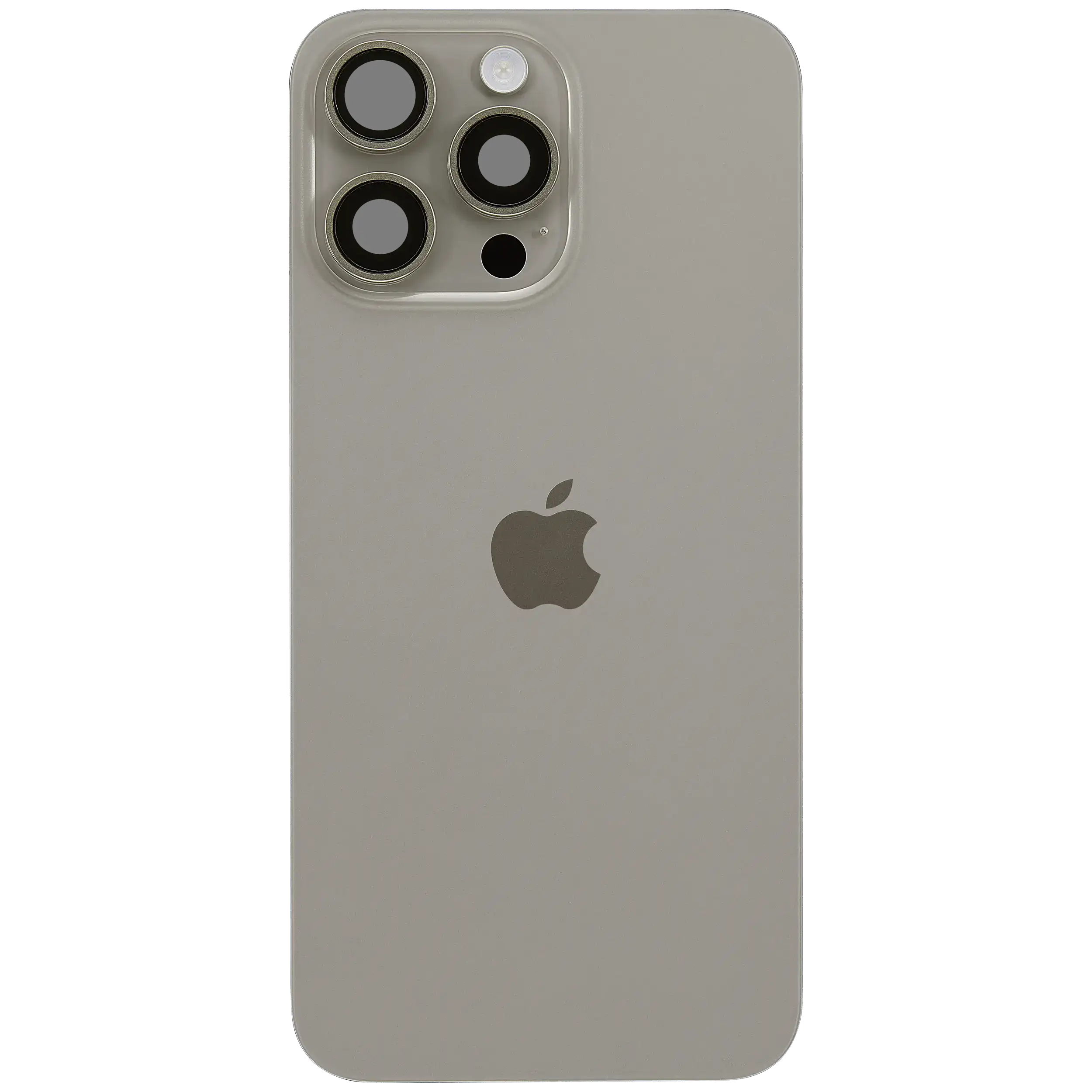 Rückglas mit MagSafe Magnet & NFC & Taschenlampen-Flexkabel für iPhone 15 Pro Max (UK / EU Version) (Original) (Natural Titanium) – Bild 3