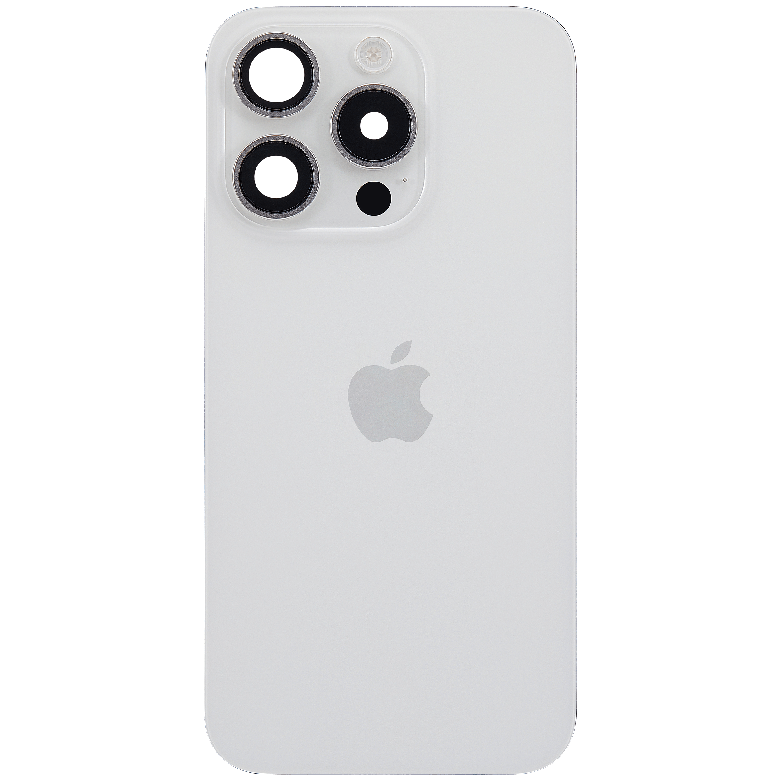 Rückglas mit MagSafe Magnet & NFC & Taschenlampen-Flexkabel für iPhone 15 Pro (UK / EU Version) (Original) (White Titanium) – Bild 3