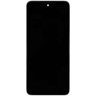 LCD Display mit Rahmen für Motorola Moto G15 (XT2521-3 /2025) / G15 Power (XT2521-5 /2025) (professionell aufgearbeitet)