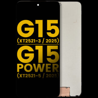 LCD Display ohne Rahmen für Motorola Moto G15 (XT2521-3 /2025) / G15 Power (XT2521-5 /2025) (professionell aufgearbeitet)