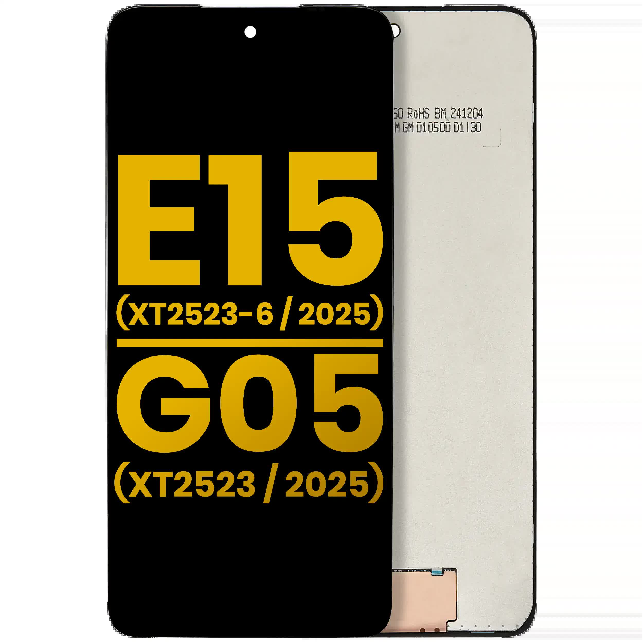 LCD Display ohne Rahmen für Motorola Moto E15 (XT2523-6 / 2025) / G05 (XT2523 / 2025) (professionell aufgearbeitet)