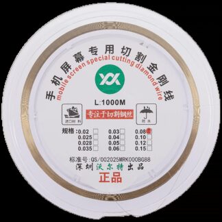 Molybdenum Display Cutting Steel Wire (0.08MM x 1000M)