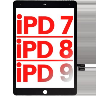 Touchscreen-Digitizer für iPad 7 (2019) / iPad 8 (2020) / iPad 9 (2021) (Aftermarket Plus) (Black (Schwarz))