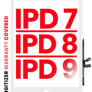 Touchscreen-Digitizer für iPad 7 (2019) / iPad 8 (2020) / iPad 9 (2021) (Aftermarket Pro: XO7) (White (Weiß))