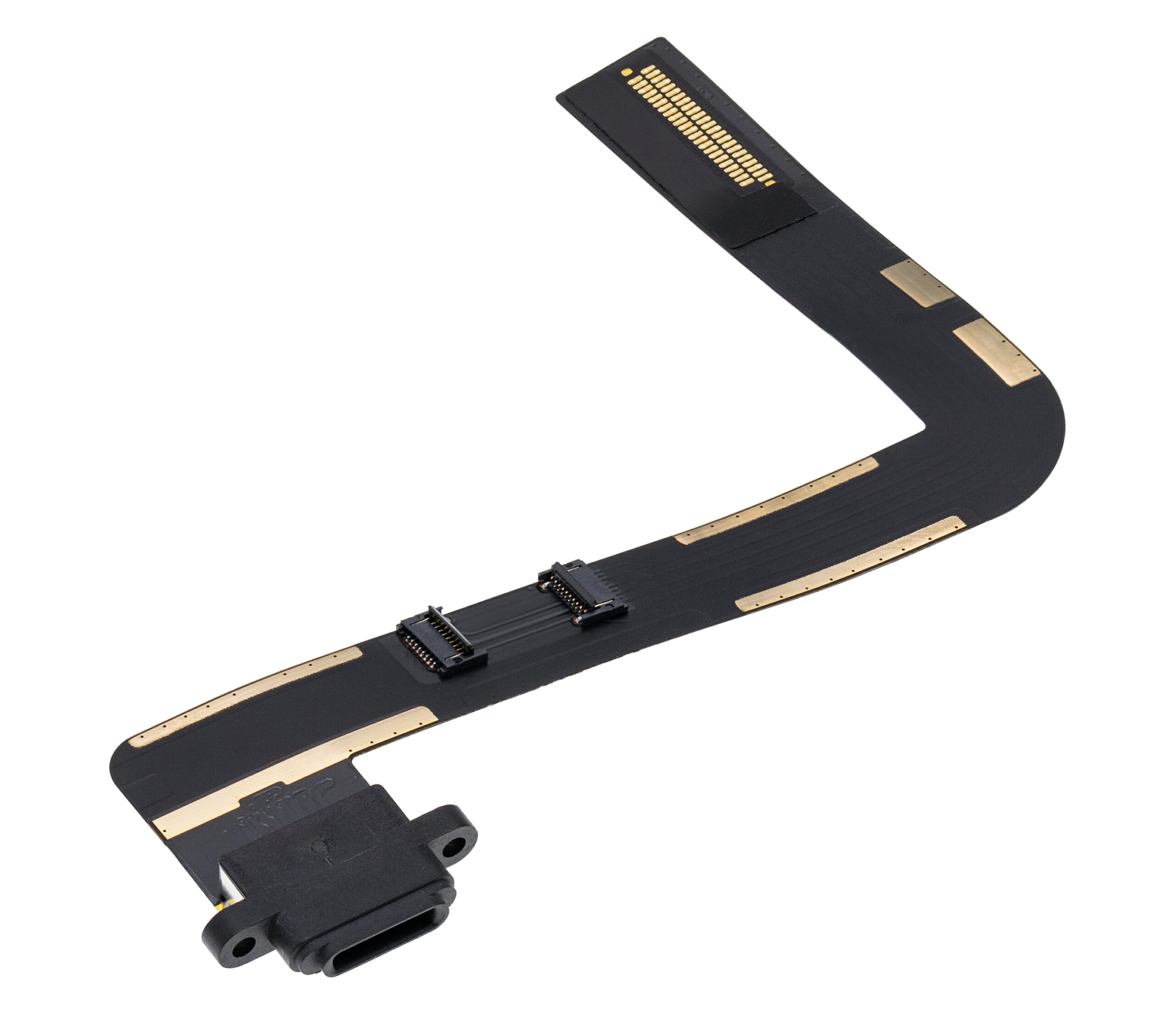 Ladebuchse Flexkabel für iPad 7 (2019) / iPad 8 (2020) / iPad 9 (2021) (Black (Schwarz)) (Aftermarket Plus) – Bild 4