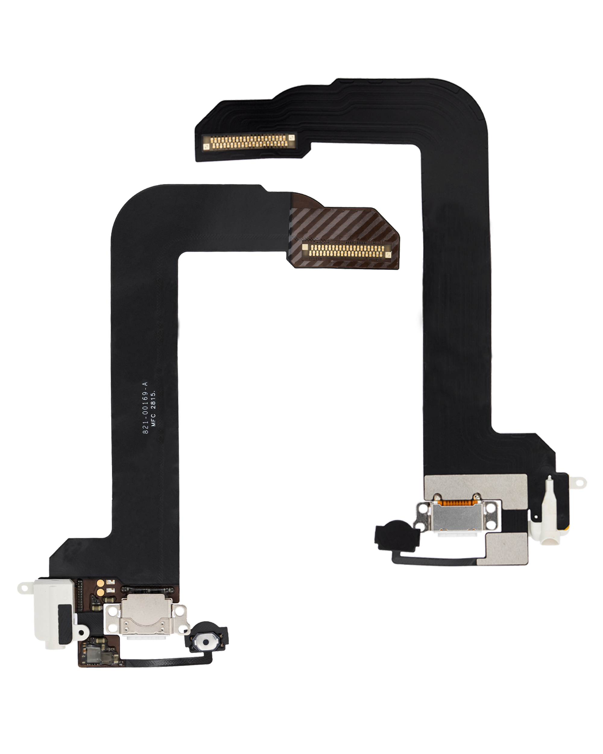 Kopfhörerbuchse mit Ladebuchse Flexkabel für iPod Touch 6 / iPod Touch 7 (White (Weiß)) – Bild 2