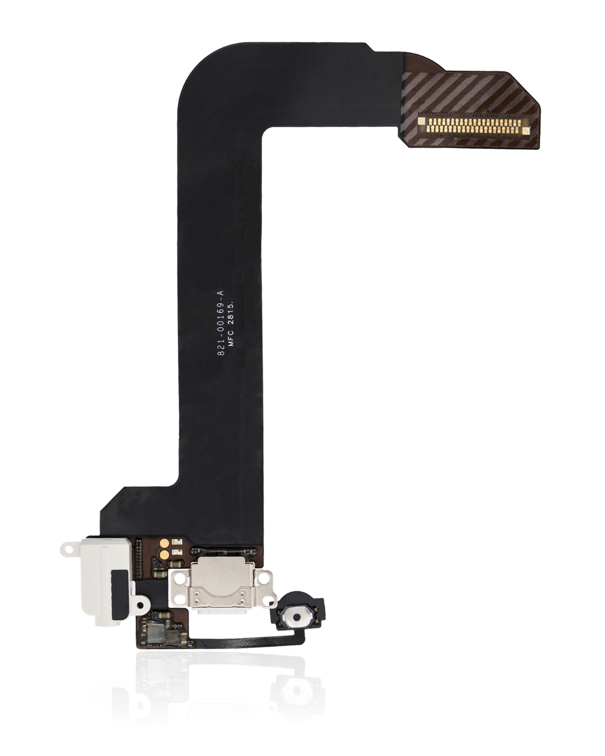 Kopfhörerbuchse mit Ladebuchse Flexkabel für iPod Touch 6 / iPod Touch 7 (White (Weiß)) – Bild 3