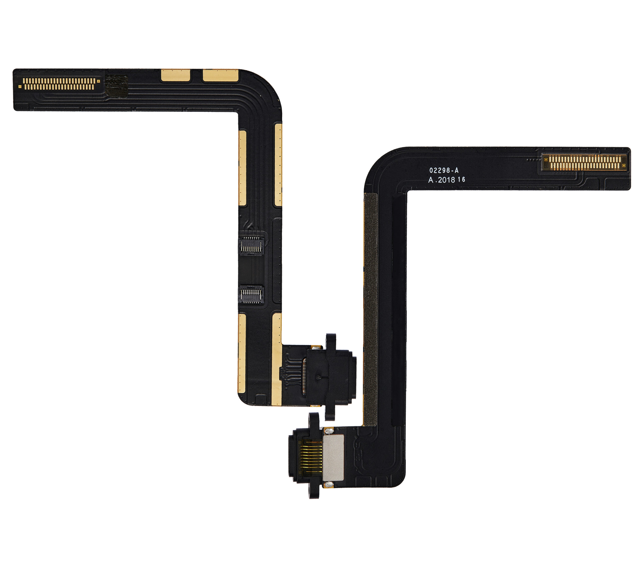 Ladebuchse Flexkabel für iPad 7 (2019) / iPad 8 (2020) / iPad 9 (2021) (Premium) (Black (Schwarz)) – Bild 2