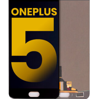 OLED Display ohne Rahmen für OnePlus 5 (professionell aufgearbeitet) (Black (Schwarz))