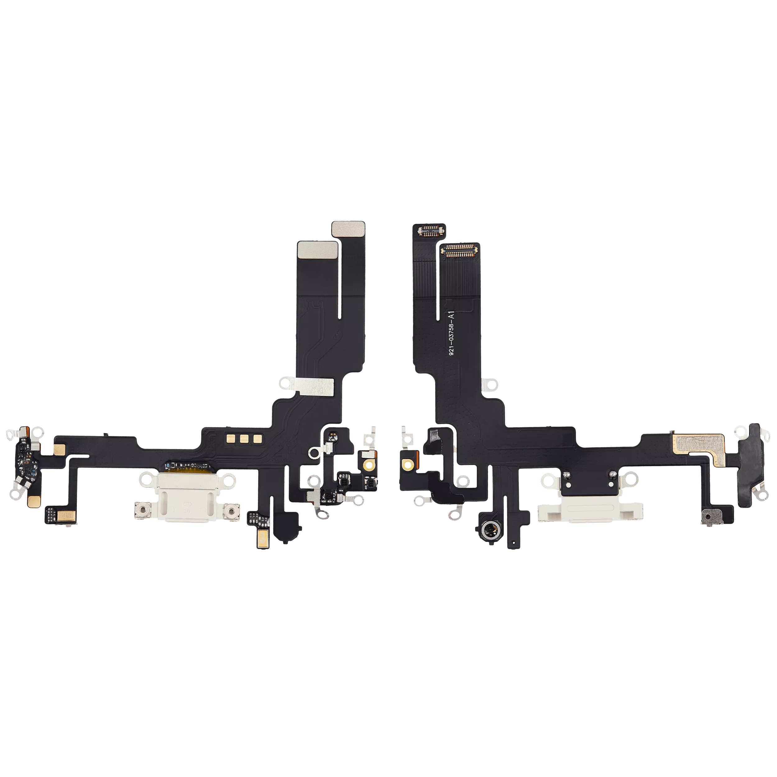 Ladebuchse Flexkabel für iPhone 14 (Aftermarket Plus) (Starlight) – Bild 2