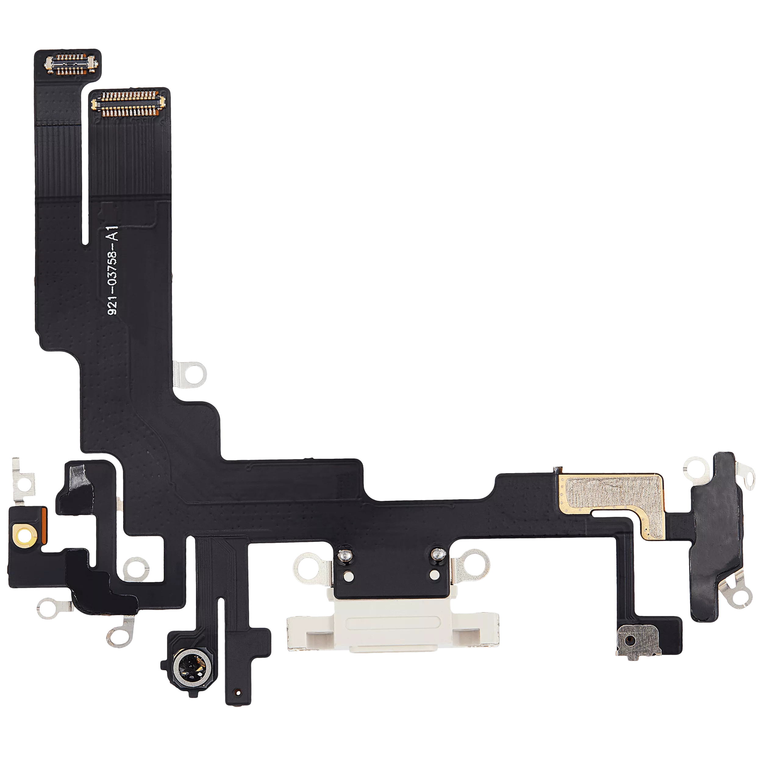Ladebuchse Flexkabel für iPhone 14 (Aftermarket Plus) (Starlight) – Bild 3
