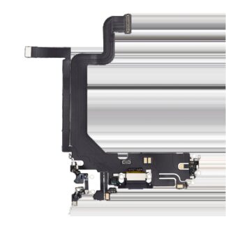 Ladebuchse Flexkabel für iPhone 14 Pro Max (Aftermarket Plus) (Deep Purple)