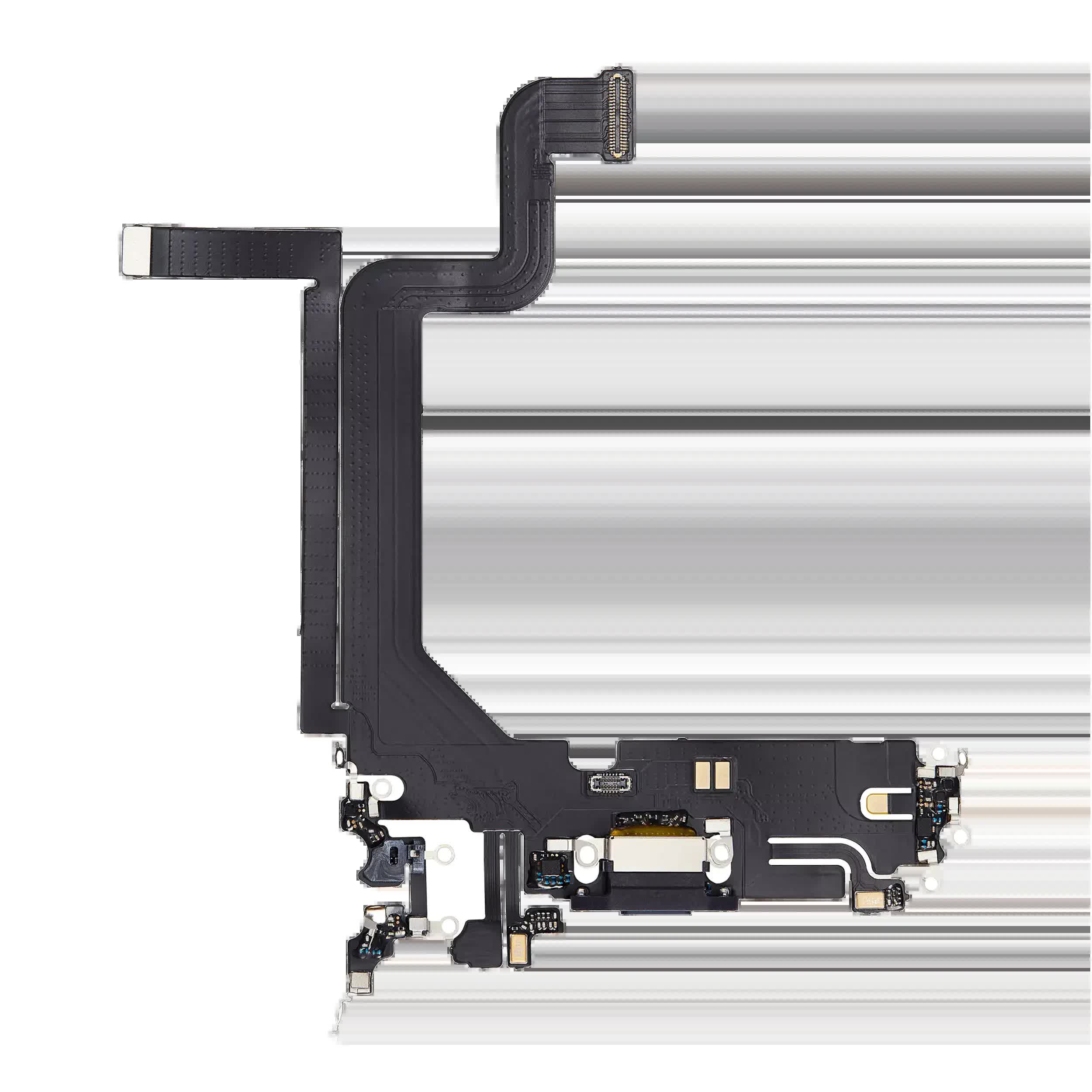 Ladebuchse Flexkabel für iPhone 14 Pro Max (Aftermarket Plus) (Deep Purple)
