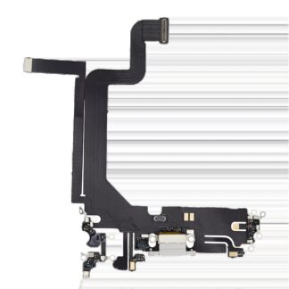 Ladebuchse Flexkabel für iPhone 14 Pro Max (Aftermarket Plus) (Silver (Silber))