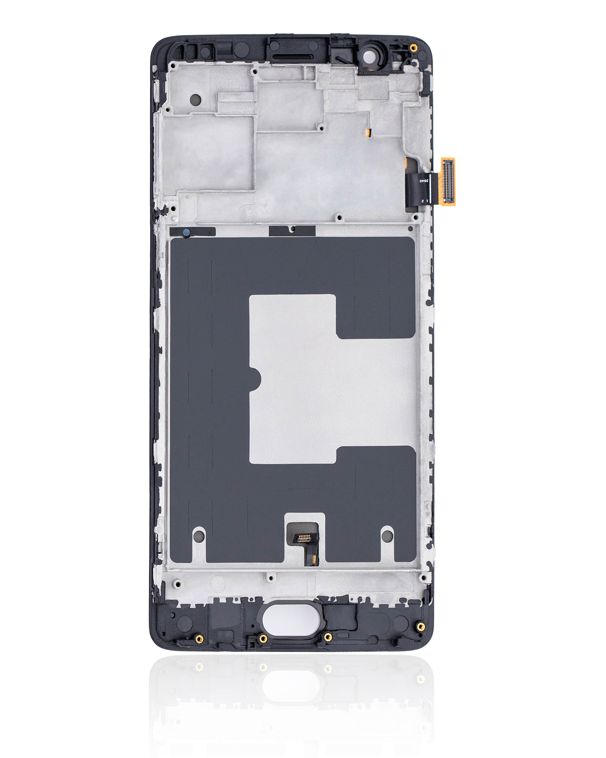 OLED Display mit Rahmen für OnePlus 3 / OnePlus 3T (professionell aufgearbeitet) (Black (Schwarz)) – Bild 2