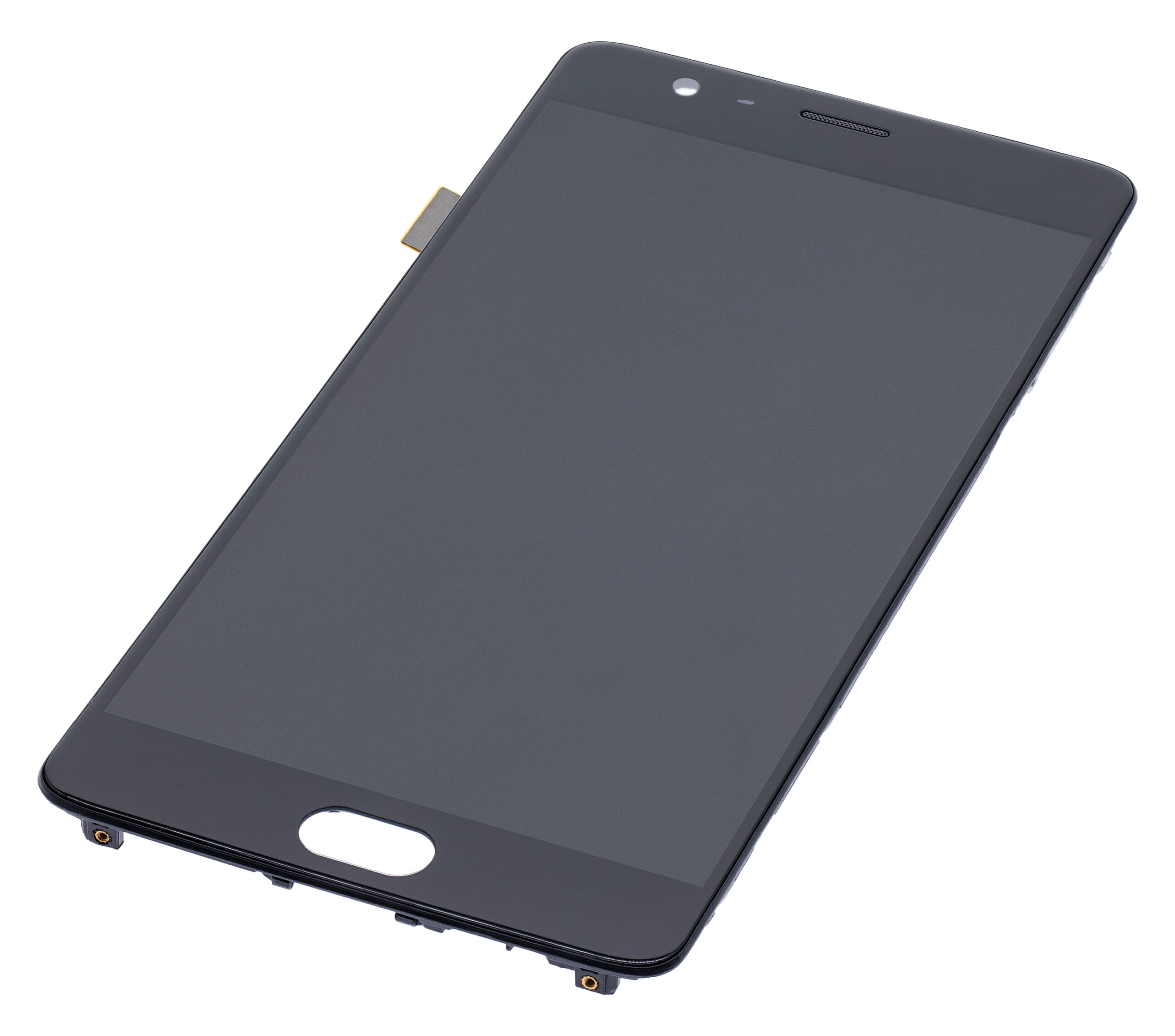 OLED Display mit Rahmen für OnePlus 3 / OnePlus 3T (professionell aufgearbeitet) (Black (Schwarz)) – Bild 4