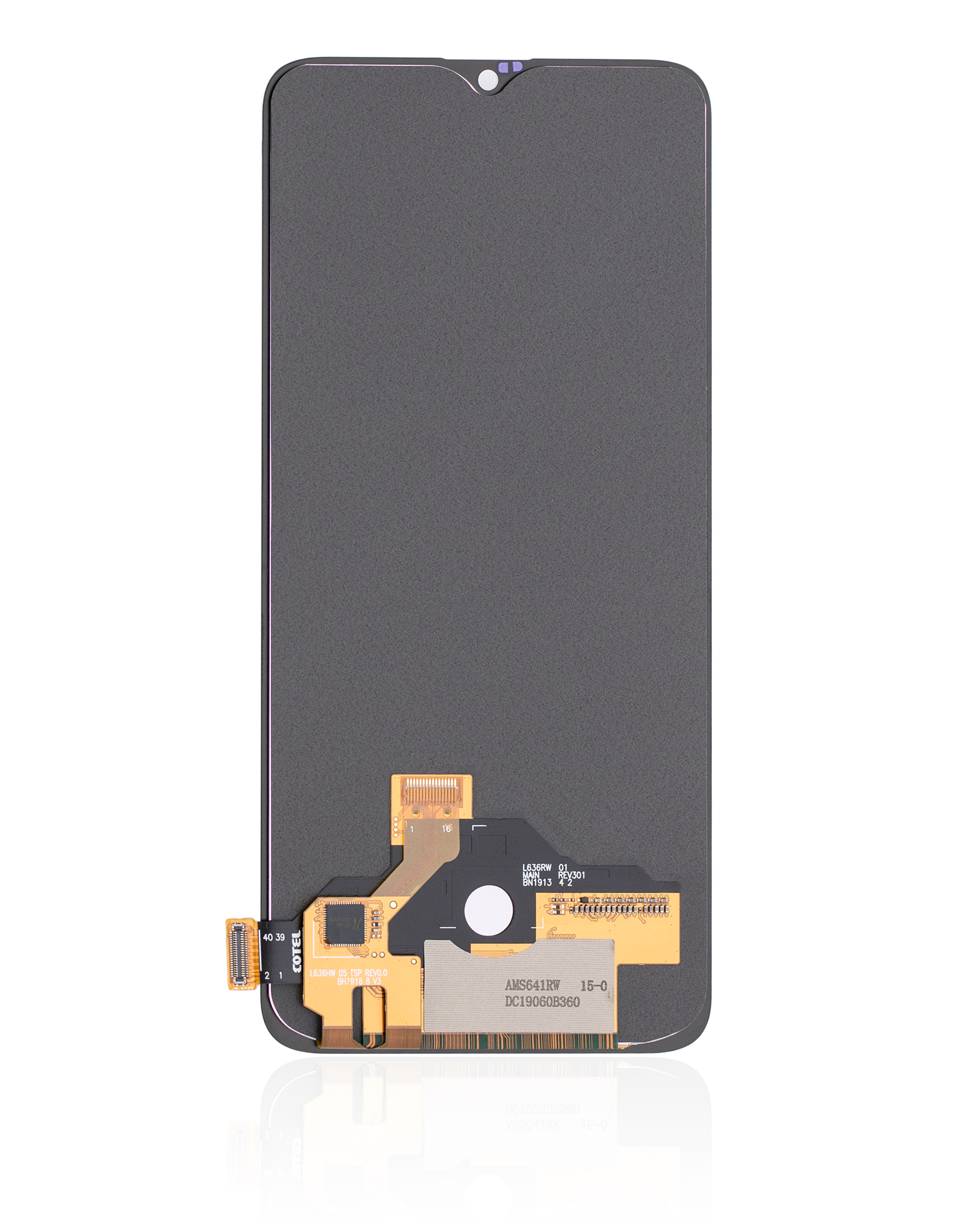OLED Display ohne Rahmen für OnePlus 6T (A6010 / A6013) (Aftermarket Plus) – Bild 2