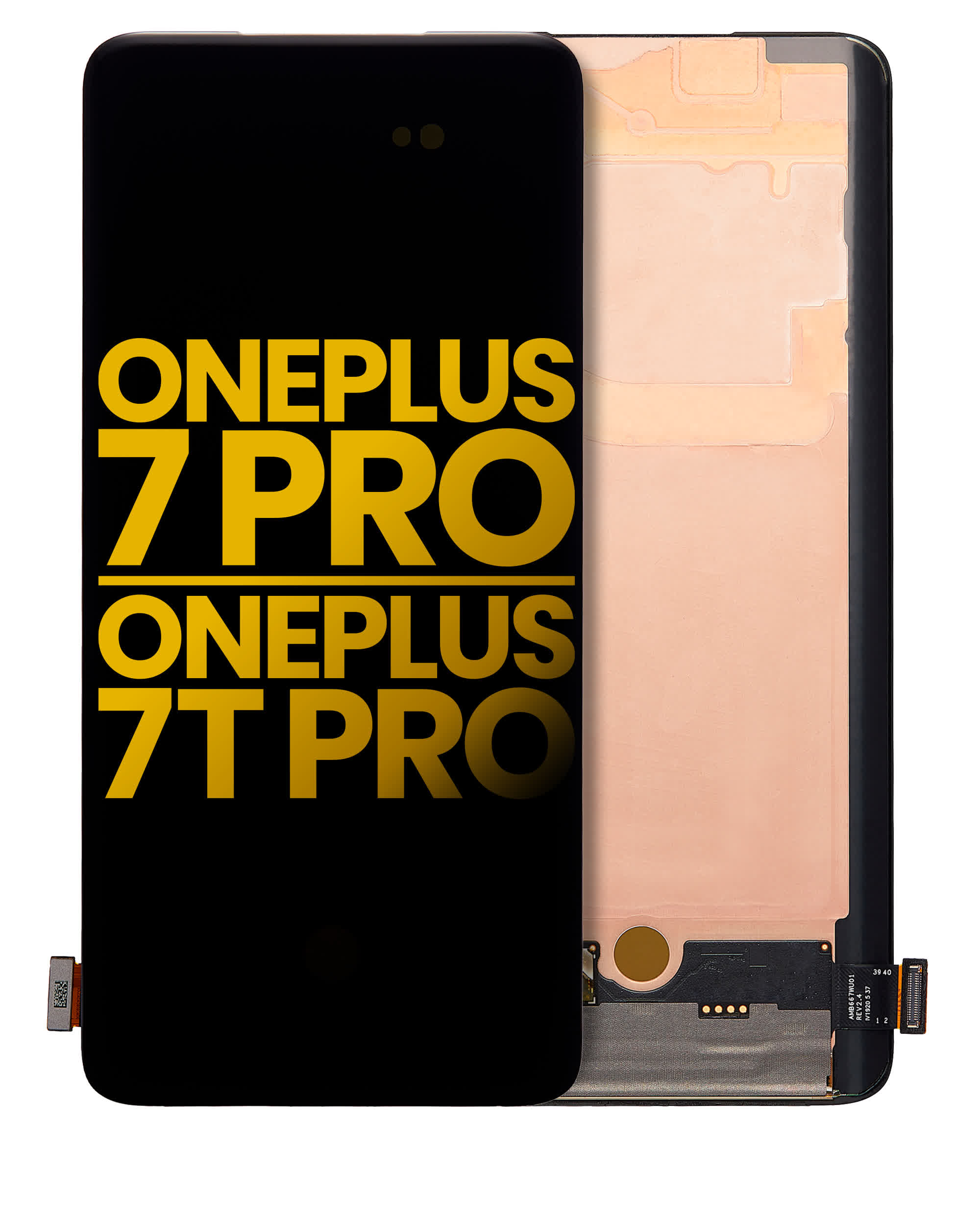 OLED Display ohne Rahmen für OnePlus 7 Pro / 7T Pro (professionell aufgearbeitet)