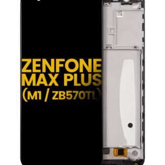 LCD Display mit Rahmen für Asus Zenfone Max Plus (M1) ZB570TL (professionell aufgearbeitet)