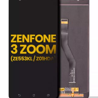 LCD Display ohne Rahmen für Asus ZenFone 3 Zoom (ZE553KL / 2017) (professionell aufgearbeitet) (Black (Schwarz))
