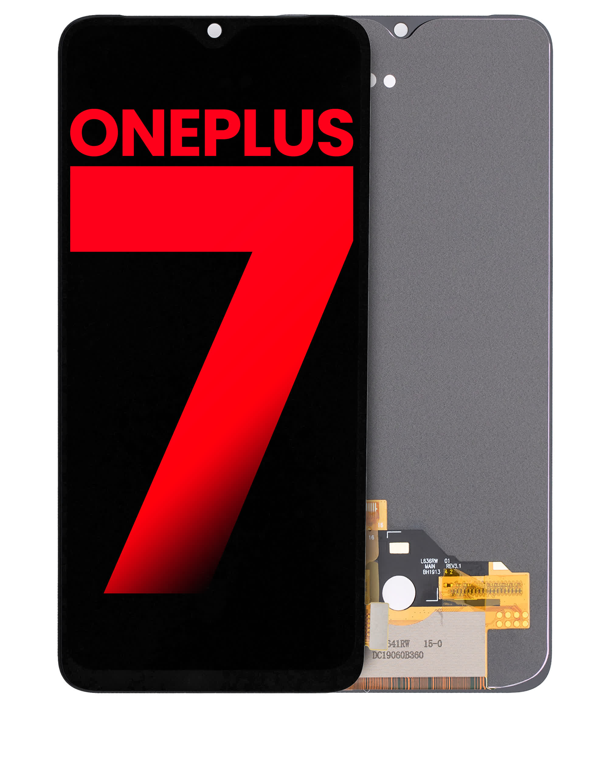 OLED Display ohne Rahmen für OnePlus 7 (Aftermarket Plus)