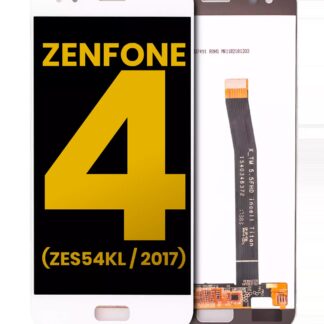 LCD Display ohne Rahmen für Asus ZenFone 4 (ZE554KL / 2017) (professionell aufgearbeitet) (White (Weiß))
