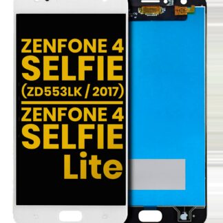 LCD Display ohne Rahmen für Asus ZenFone 4 Selfie (ZD553KL / 2017) / ZenFone 4 Selfie Lite (ZB553KL / 2017) (professionell aufgearbeitet) (White (Weiß))