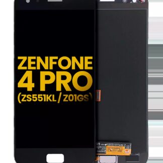 LCD Display ohne Rahmen für Asus ZenFone 4 Pro (ZS551KL / 2017) (professionell aufgearbeitet) (Black (Schwarz))