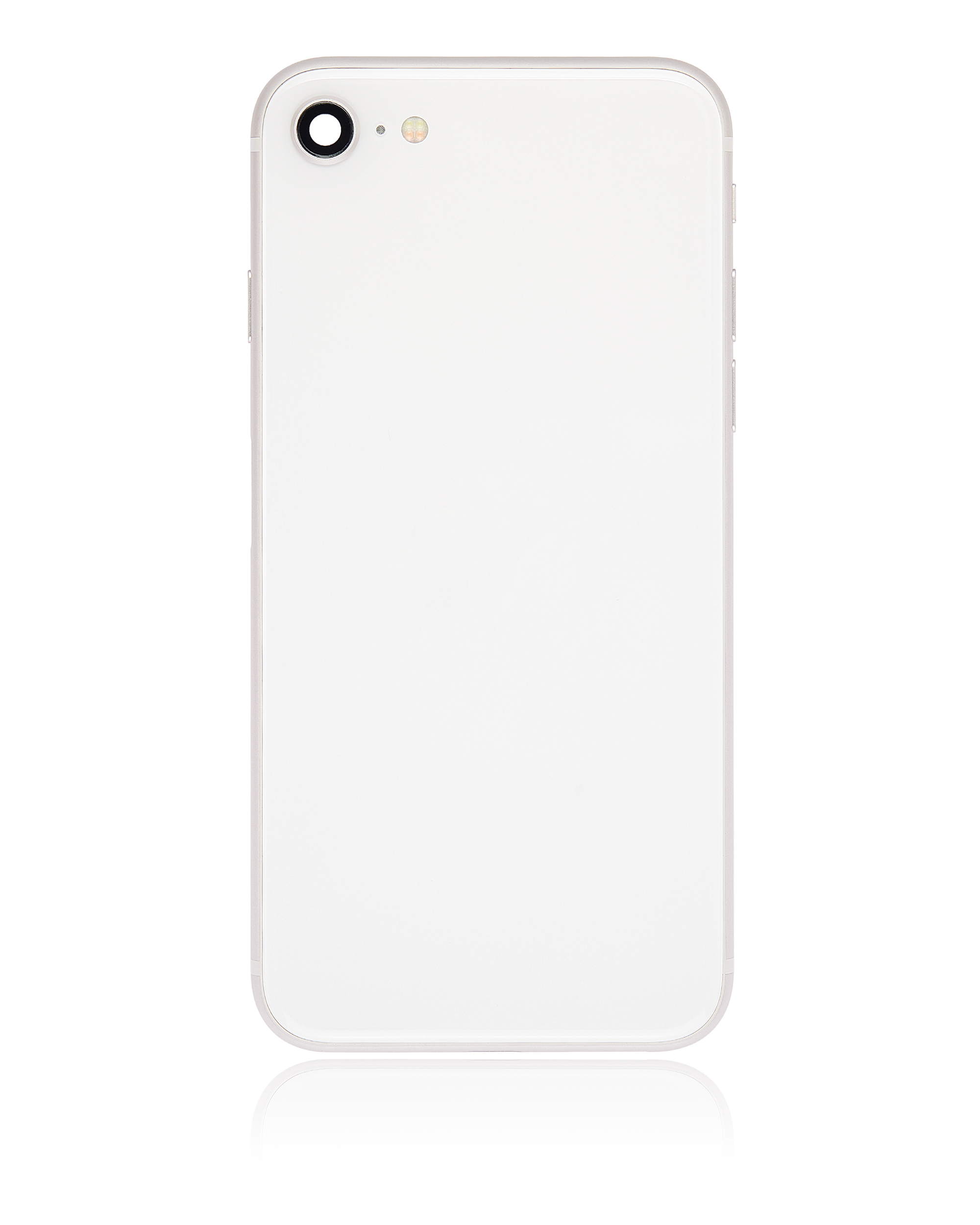 Rückgehäuse mit Kleinteilen vormontiert für iPhone SE (2022) (ausgebautes Originalteil: Grade B) (Starlight) – Bild 4